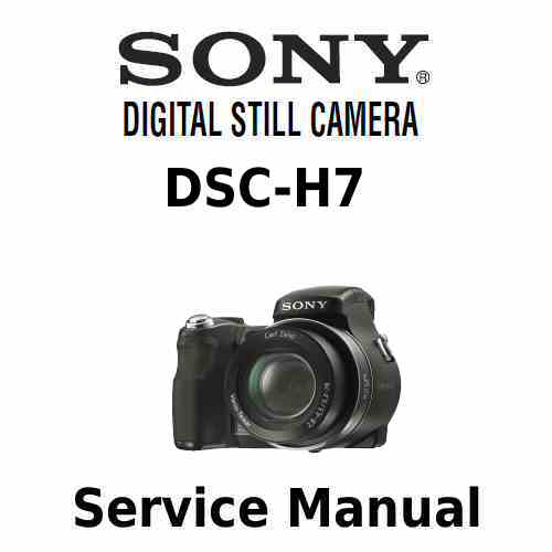 Sony Cyber-shot Dsc-h7 User Manual