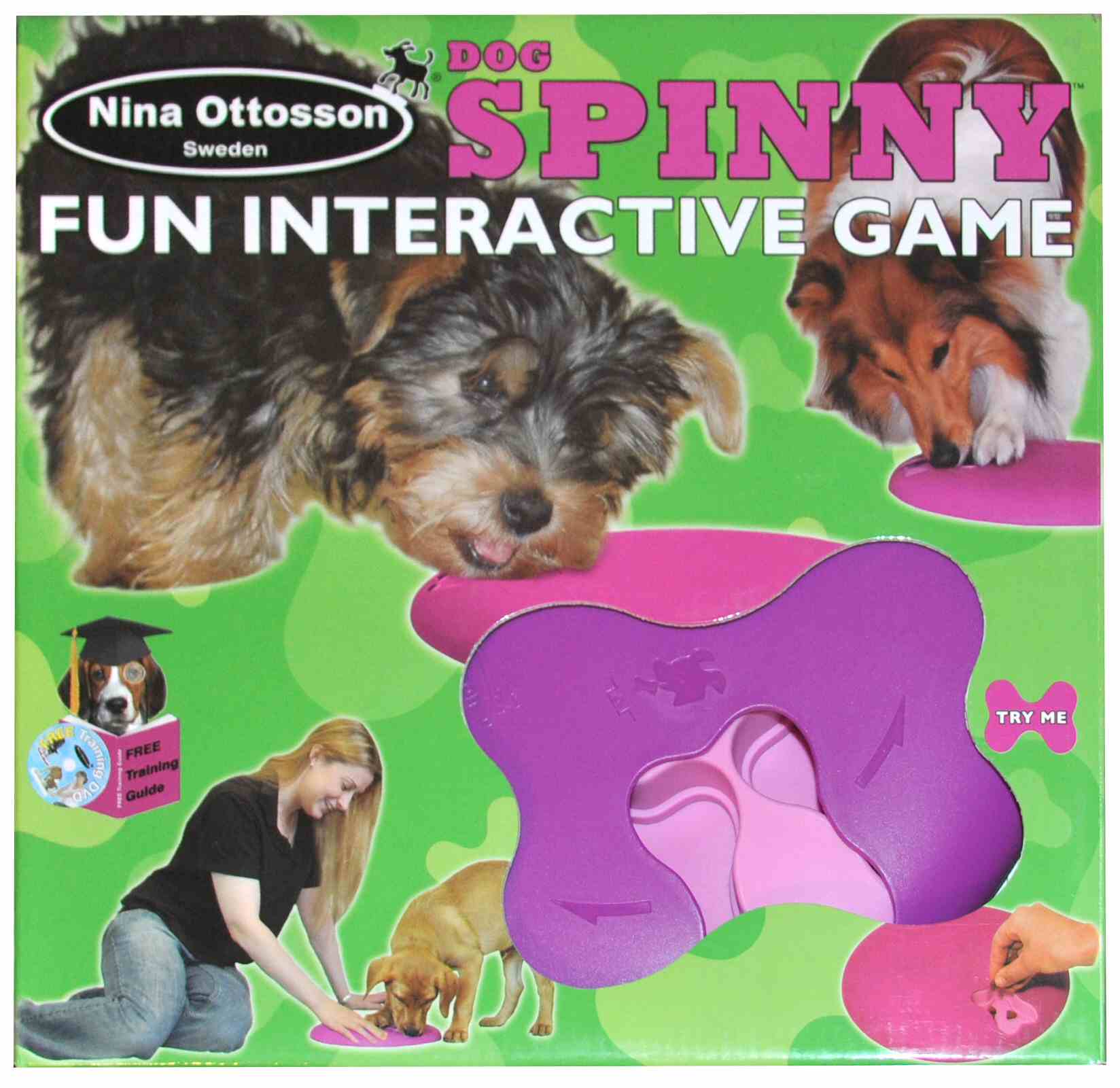 Dog Spinny Interactive Find Treat Game Training for Dogs and Pups in