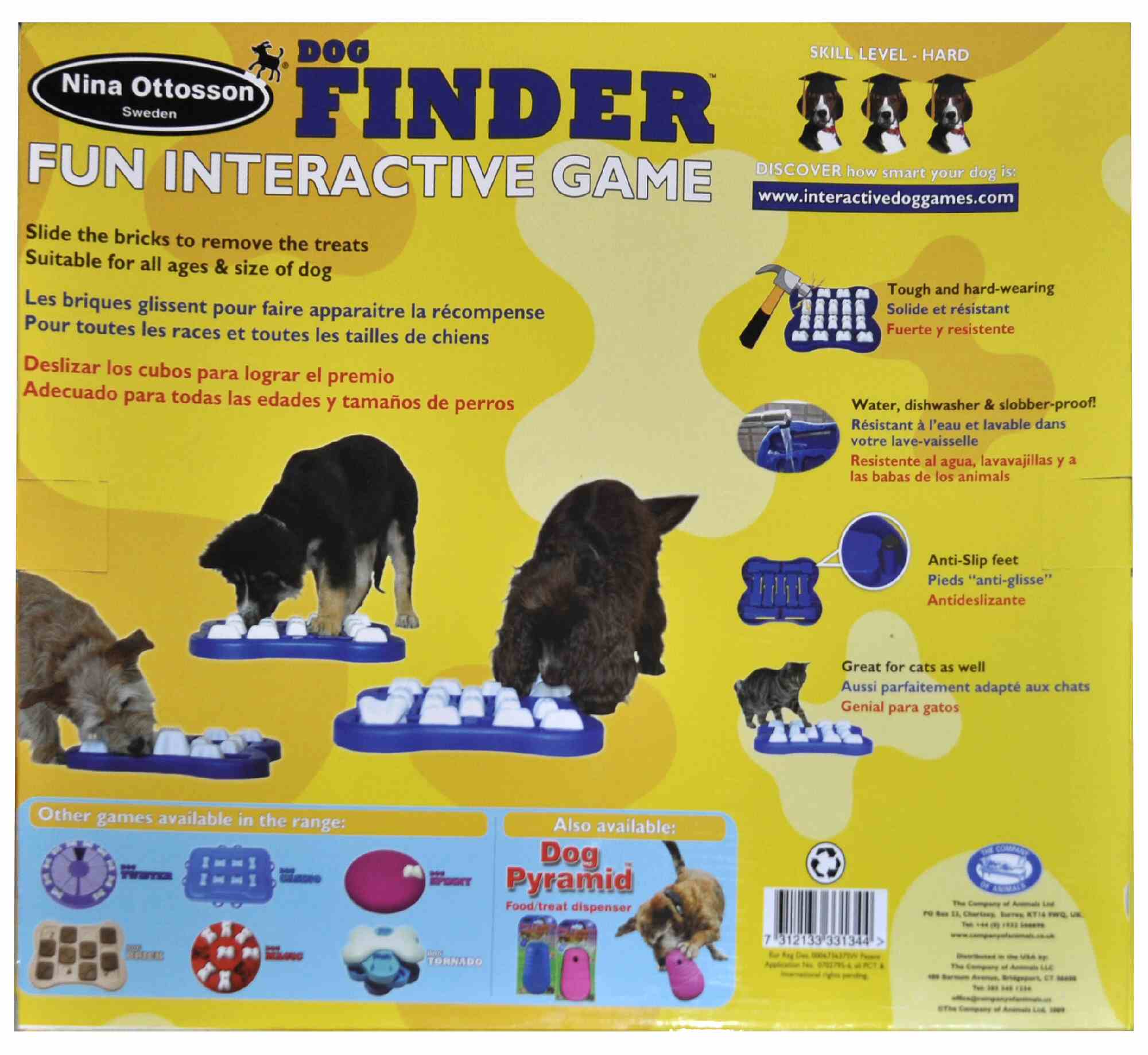 Dog Spinny Interactive Find Treat Game Training for Dogs and Pups in